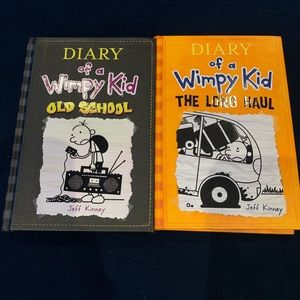 DIARY OF A WIMPY KID SET OF 2 BOOKS